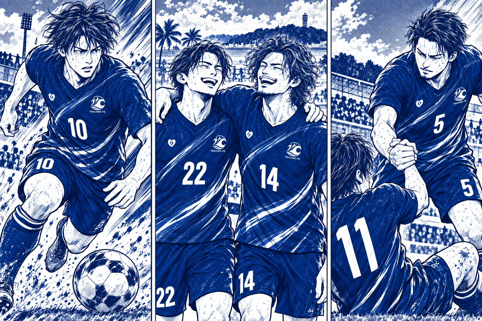 走り、笑い、支え合う辻堂FCの仲間たち